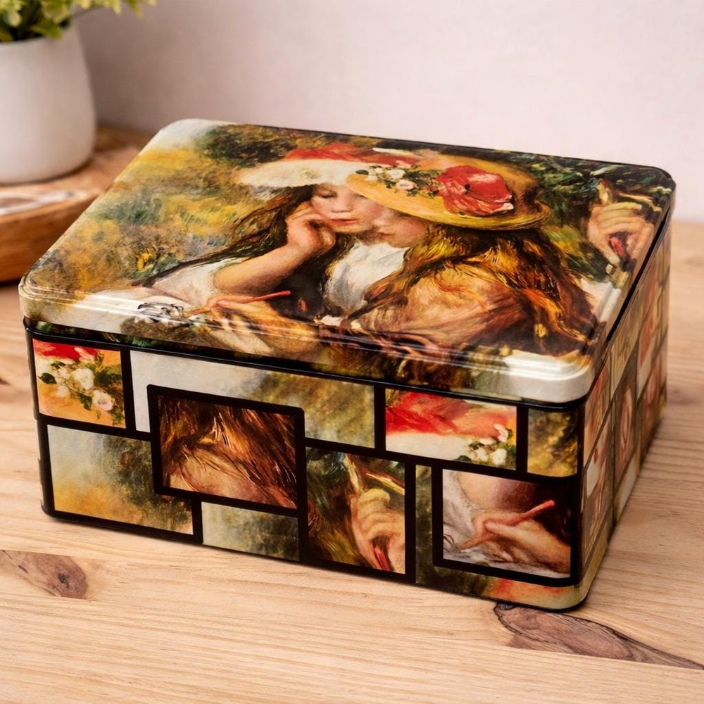 Lebkuchen Schmidt Renoir Tin Box Pierre Auguste Vintage